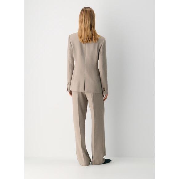 Aritzia Wilfred Effortless Pants Crepette Nomad Taupe - Picture 5 of 12